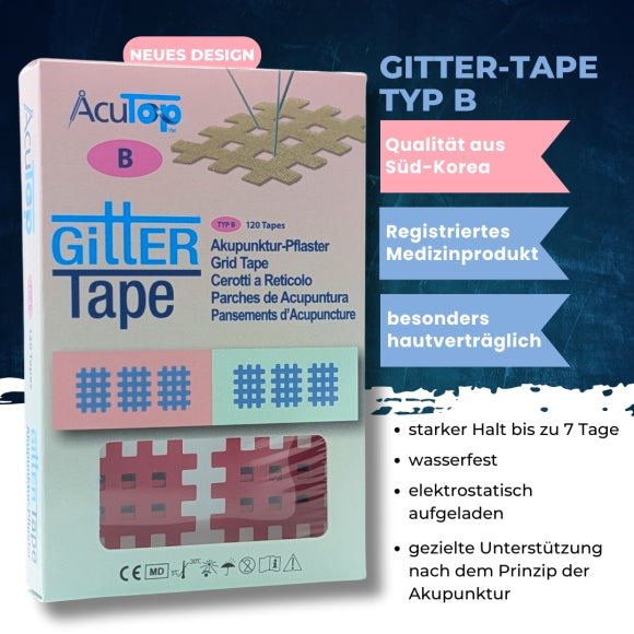 GITTER Tape AcuTop Akupunkturpflaster Typ B