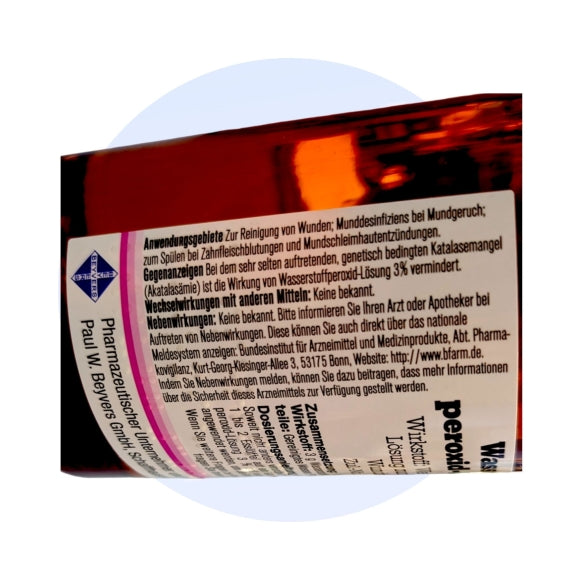 WASSERSTOFFPEROXID Lösung 3%, P.W. Beyvers GmbH, 1000ml