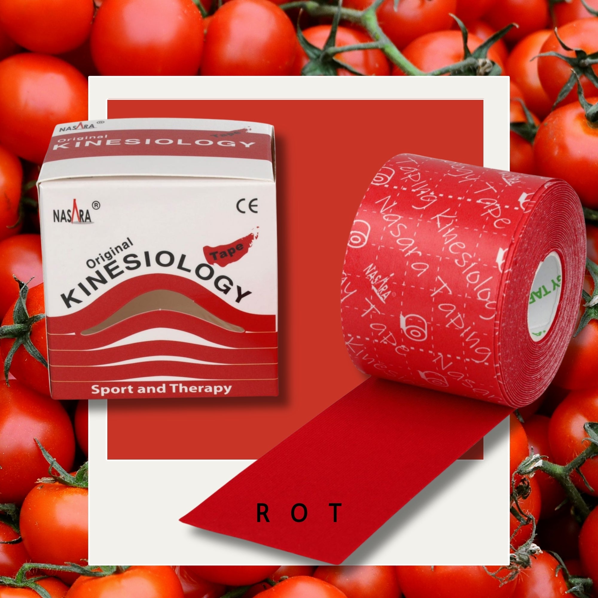Nasara KINESIOLOGIE Tape 5 cmx5 m, 6er Pack