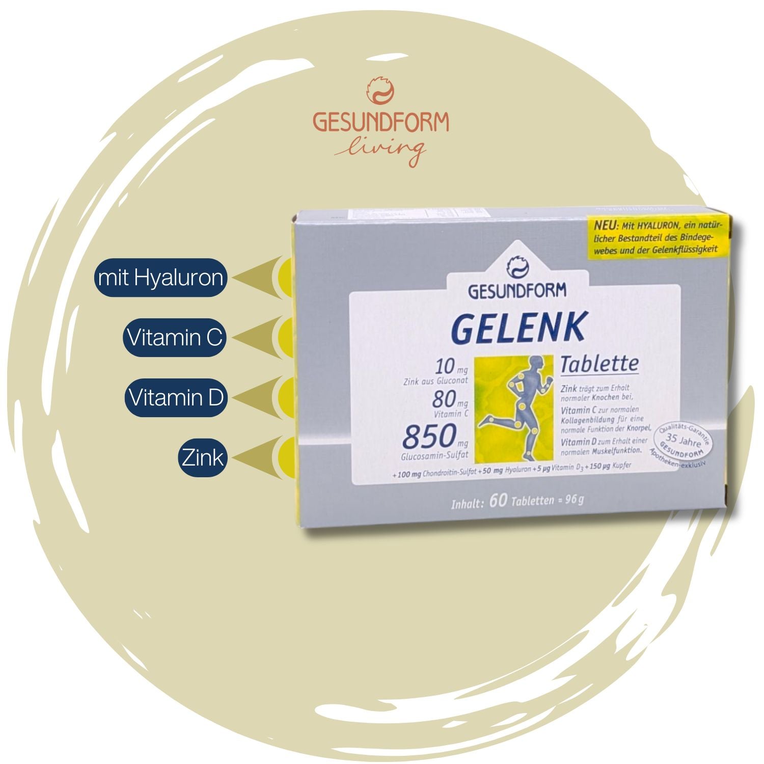 GESUNDFORM Gelenk Aktiv 850