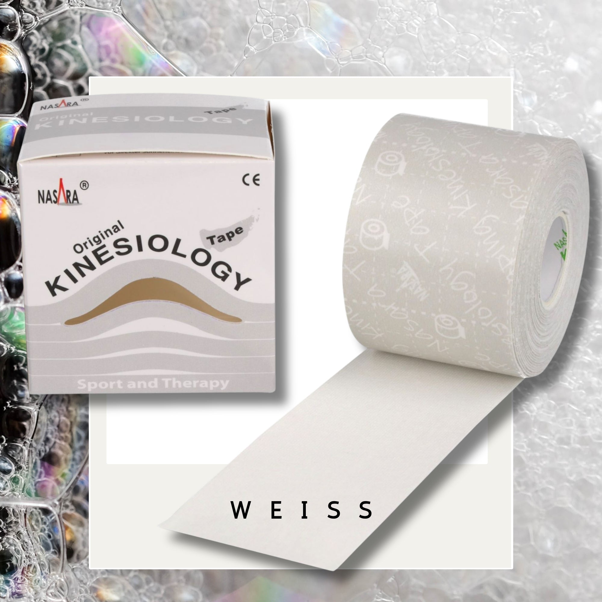 Nasara KINESIOLOGIE Tape 5 cmx5 m, 6er Pack
