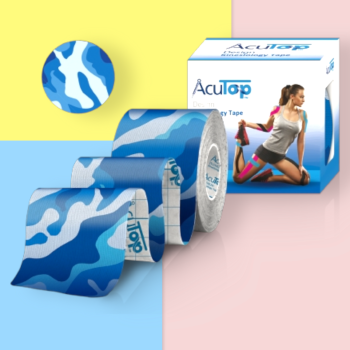 AcuTop® Design blau Camouflage Kinesiologie Tape 5cm x 5m