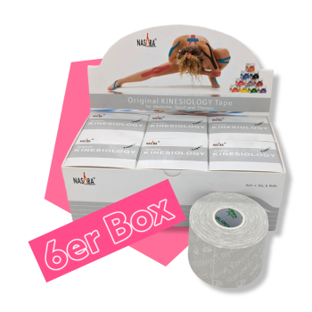 Nasara KINESIOLOGIE Tape 5 cmx5 m, 6er Pack