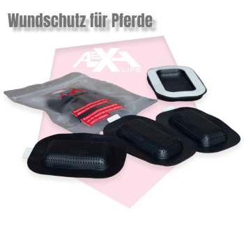 Alexalife Pferdepflaster, Wundabdeckung für Pferde und Hunde, 4 Stück