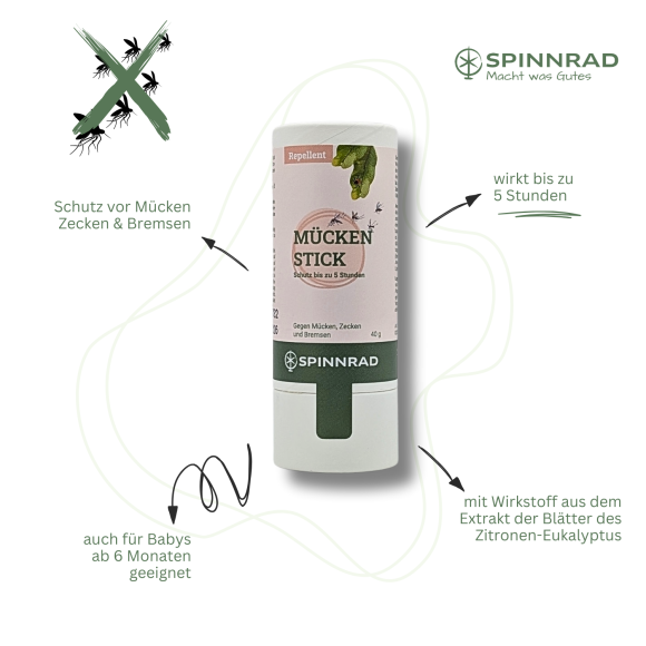 Spinnrad Mückenstick