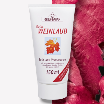 GESUNDFORM rotes Weinlaub Creme, 150ml