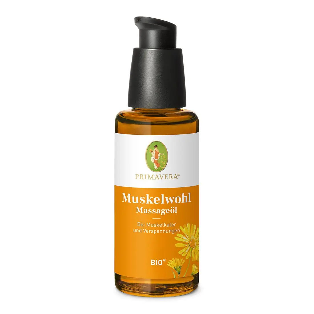 Primavera Muskelwohl Massageöl bio, 50ml