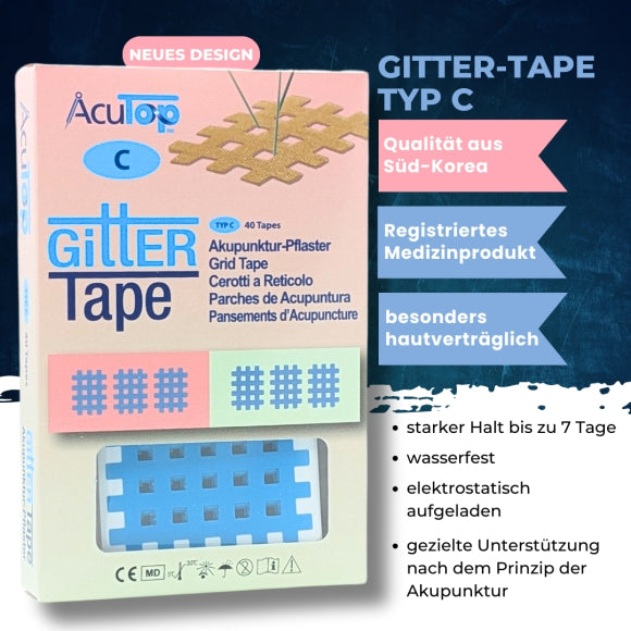 GITTER Tape AcuTop Akupunkturpflaster Typ C