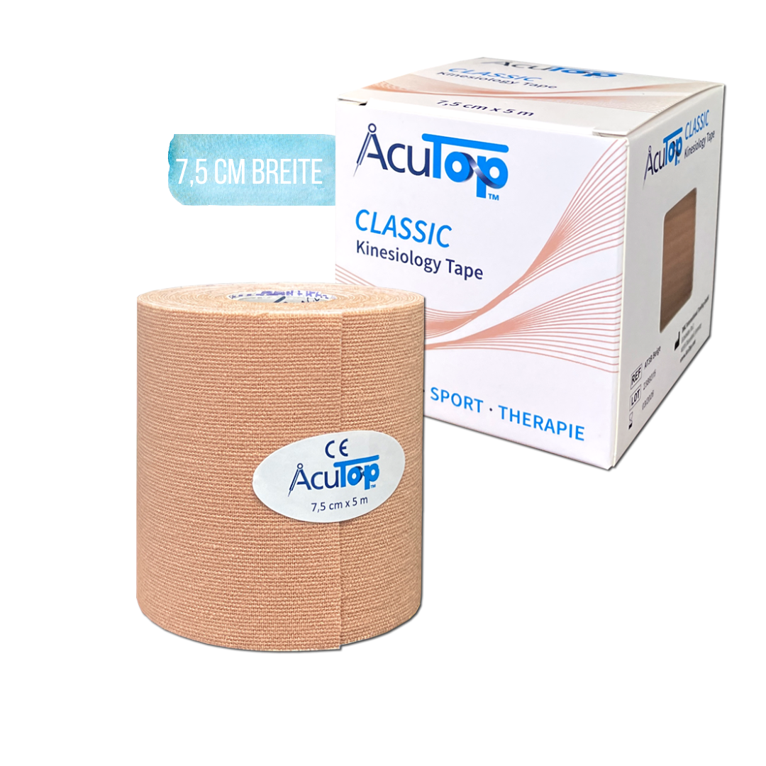 AcuTop® Classic Kinesiologie Tape 7,5cm x 5m