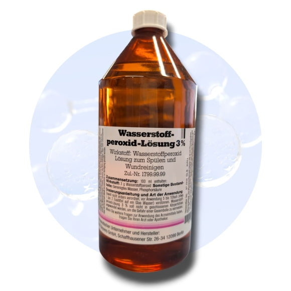 WASSERSTOFFPEROXID Lösung 3%, P.W. Beyvers GmbH, 1000ml