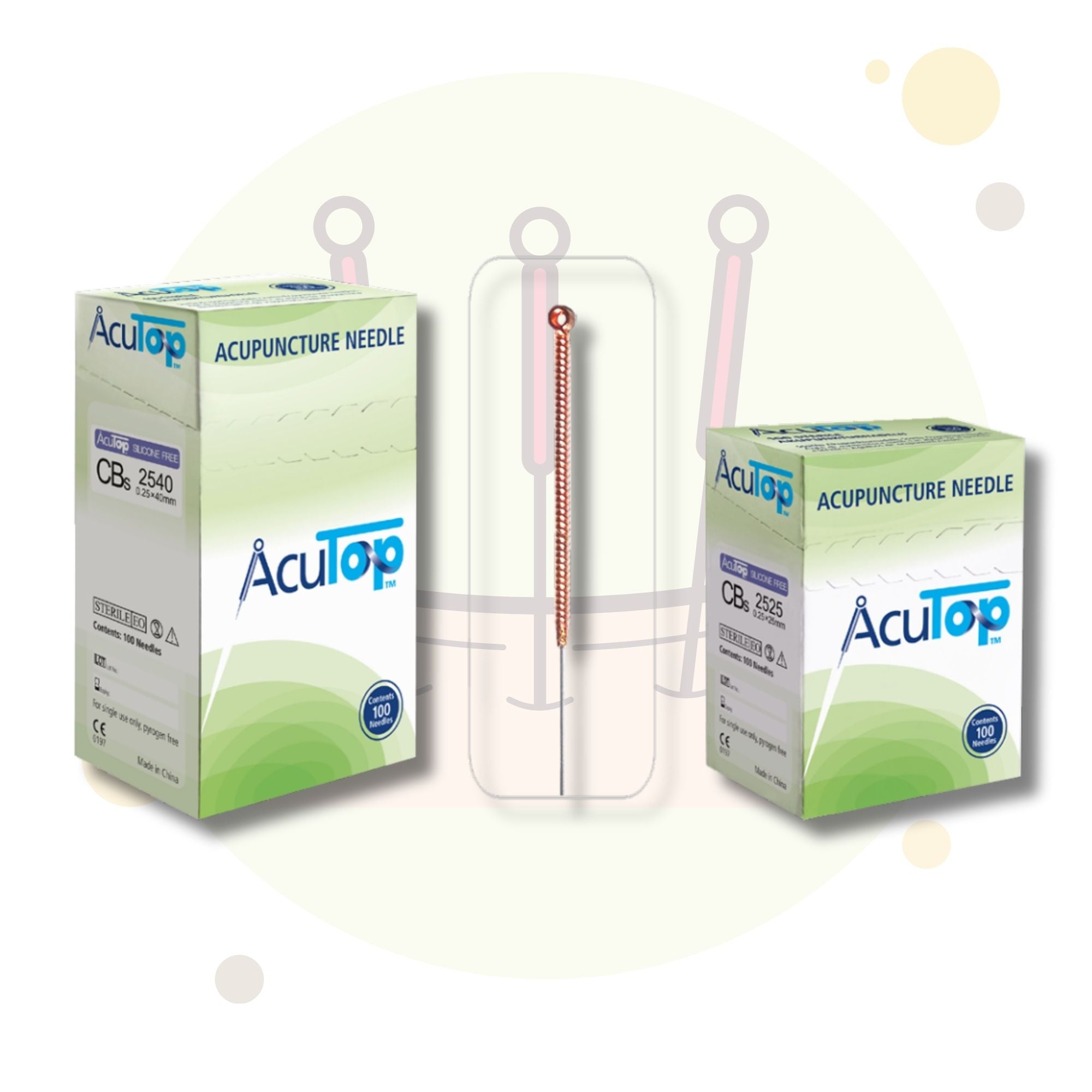 AcuTop® Akupunkturnadeln, Typ CBs