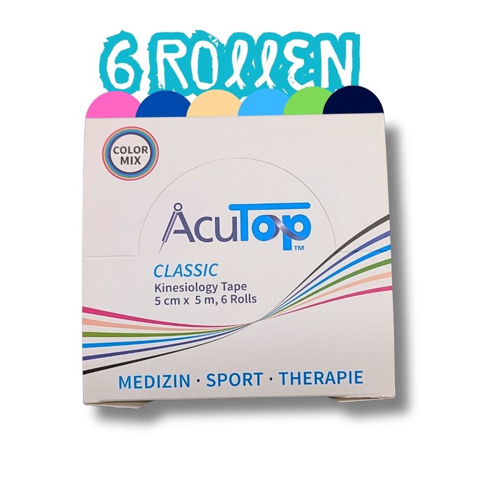 AcuTop Classic Kinesiologie Tape 6er Starter Set