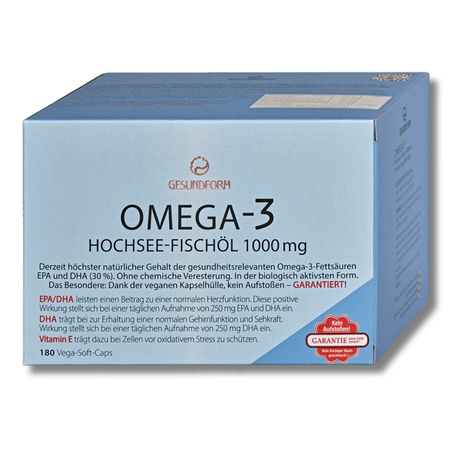 GESUNDFORM Omega-3 Fischöl 1000mg