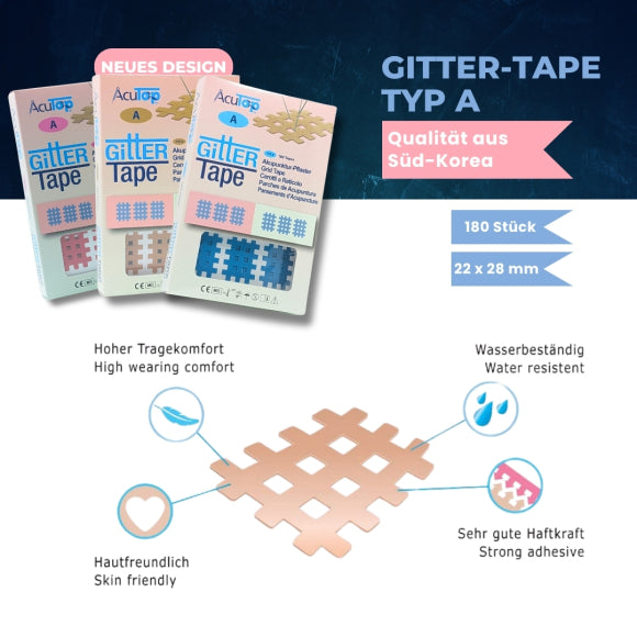 GITTER Tape AcuTop Akupunkturpflaster Typ A