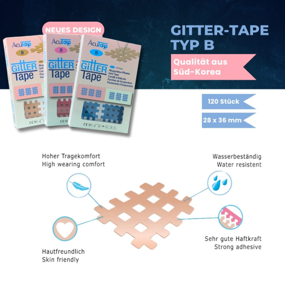 GITTER Tape AcuTop Akupunkturpflaster Typ B