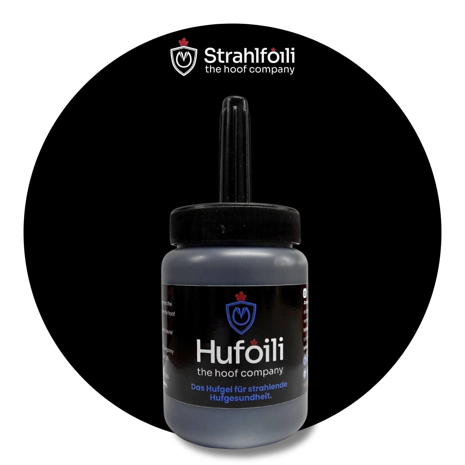 Hufoili mit Pinsel black edition 250ml