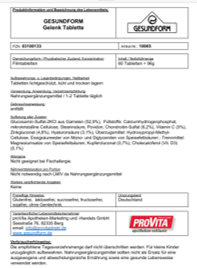 GESUNDFORM Gelenk Aktiv 850