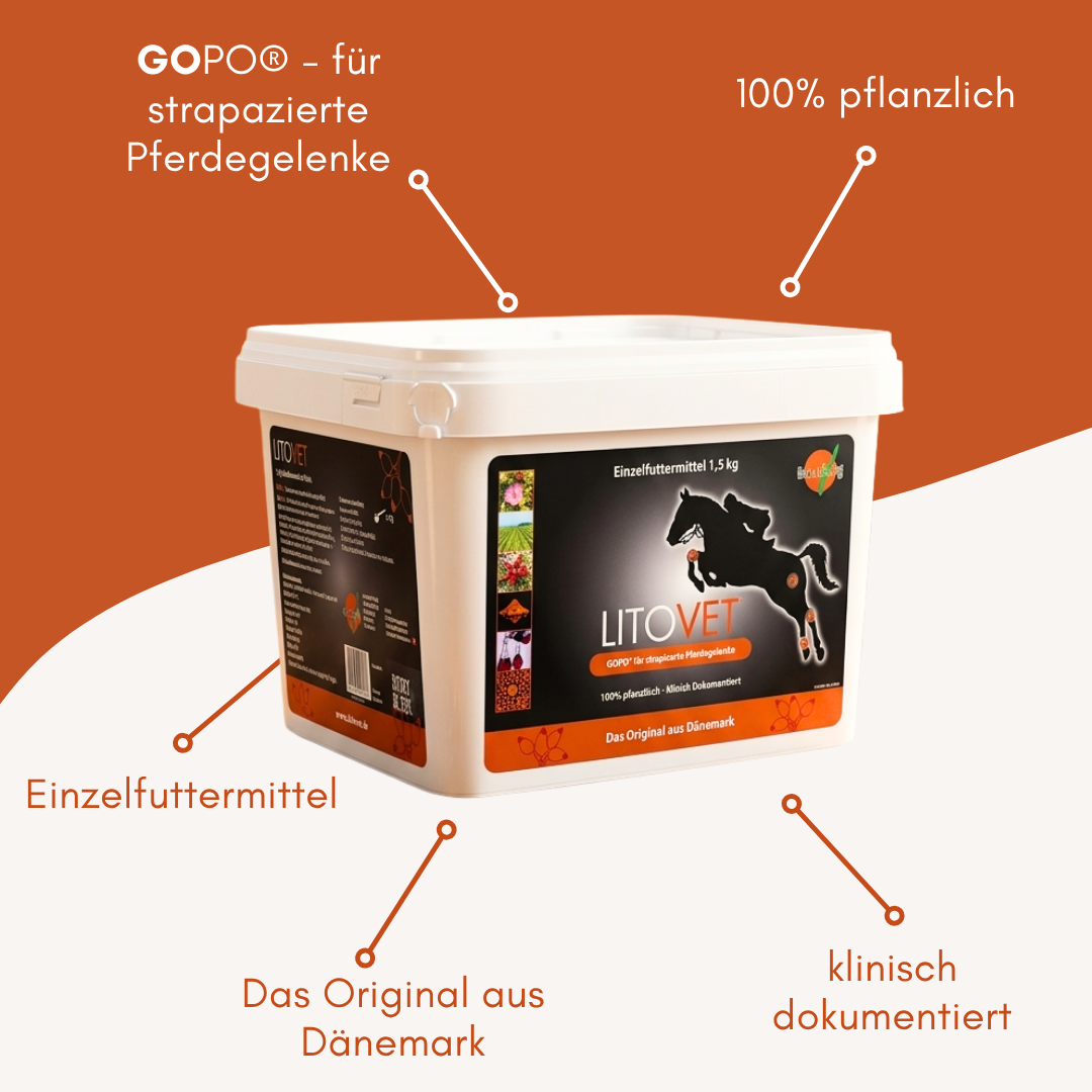 LITOVET® für Pferde, Hagebuttenpulver, 1,5 kg