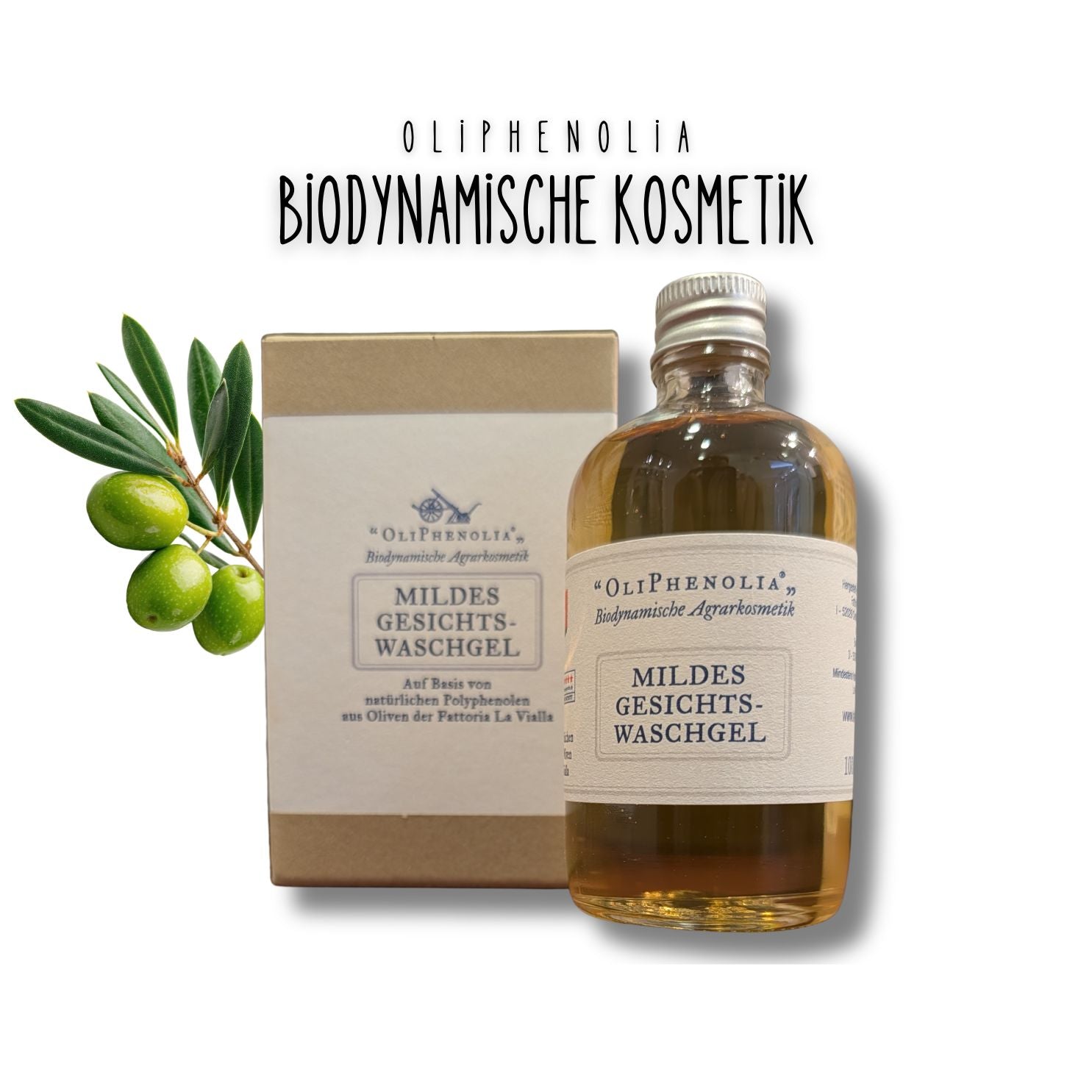 OliPhenolia Biodynamische Kosmetik Mildes Gesichtswaschgel
