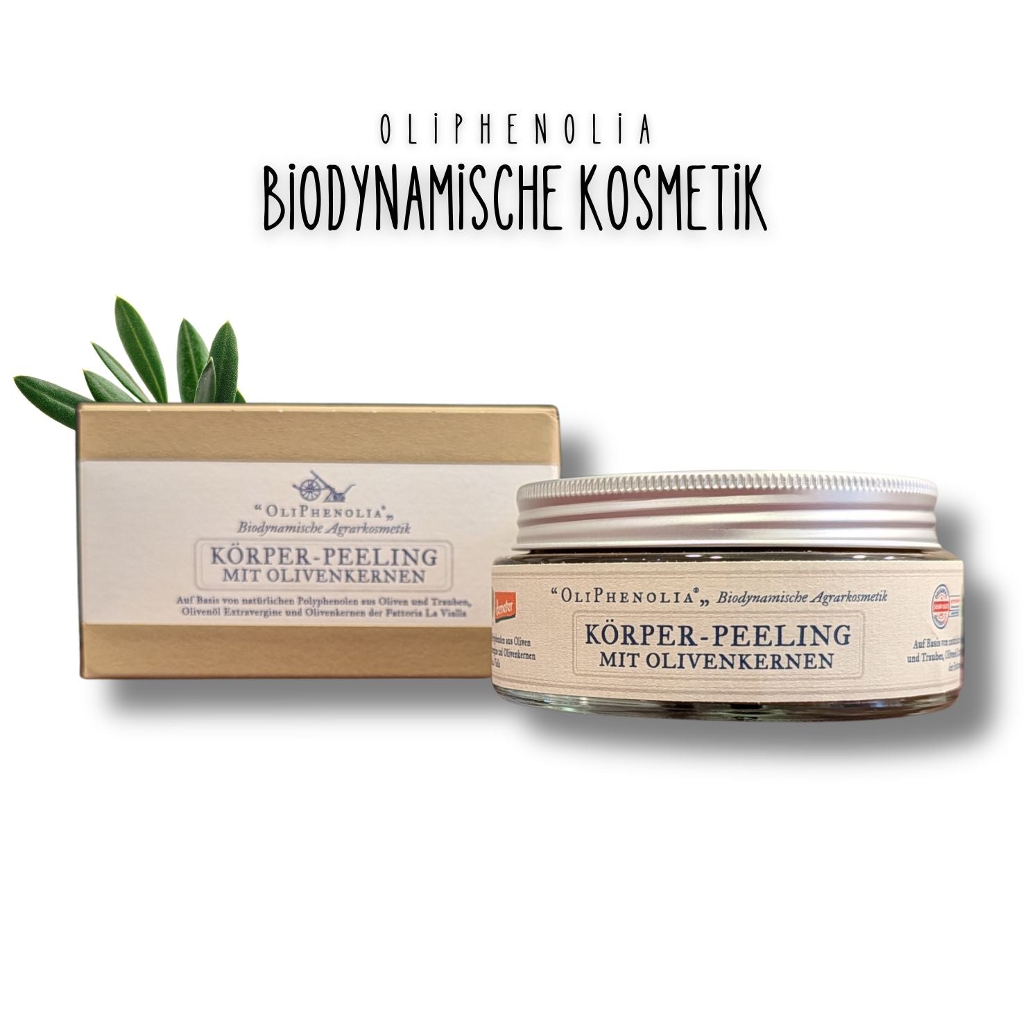 OliPhenolia biodynamische Kosmetik Körper-Peeling