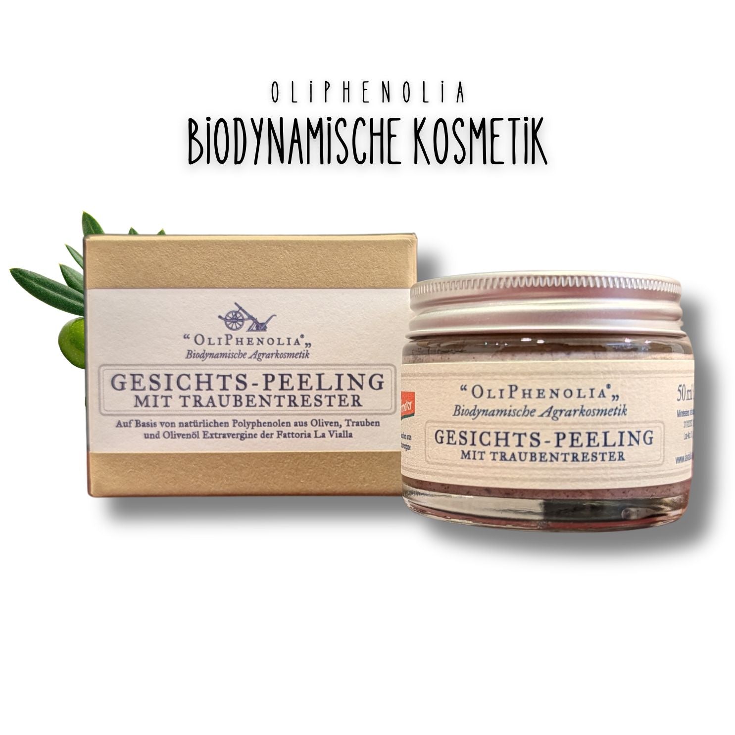 OliPhenolia biodynamische Kosmetik Gesichts-Peeling