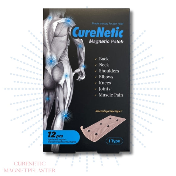 CureNetic Kinesiologietape Magnetpflaster, 12 Stück