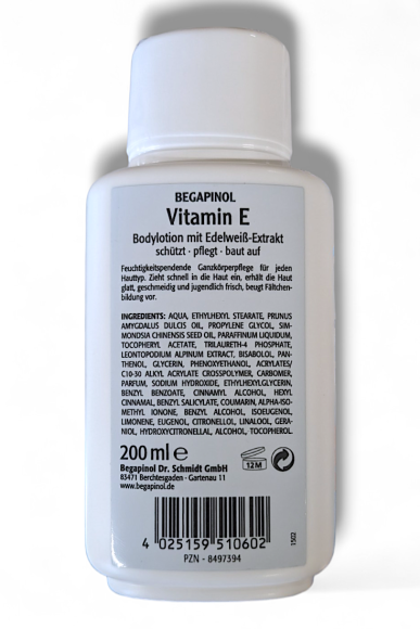 BEGAPINOL - Vitamin E Bodylotion 200ml