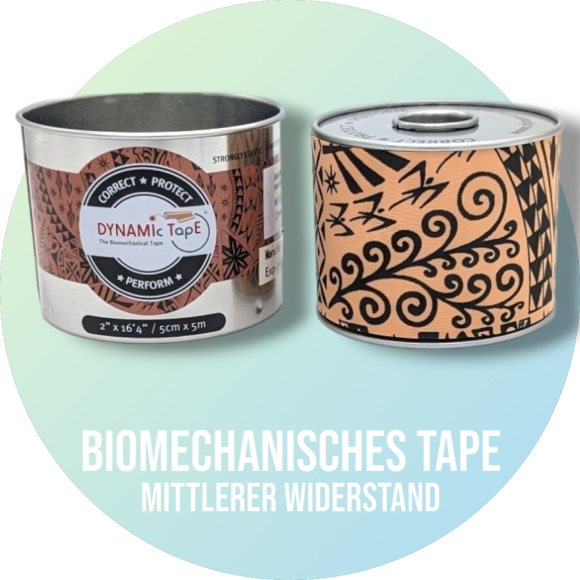 Dynamic Tape – Beige & Black Tattoo – mittlerer Widerstand