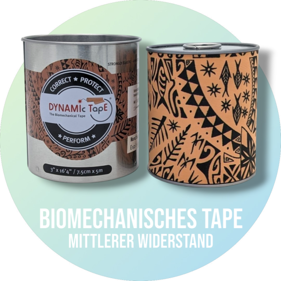 Dynamic Tape – Beige & Black Tattoo – mittlerer Widerstand