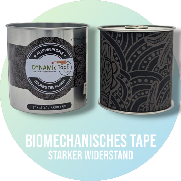 Dynamic Tape ECO – Black & Grey Tattoo - starker Widerstand