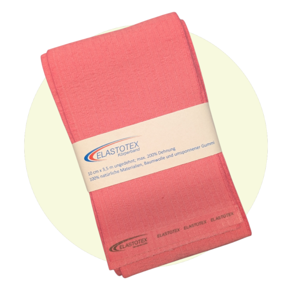 Elastotex Körperband Koralle - 10cm x 3,5m