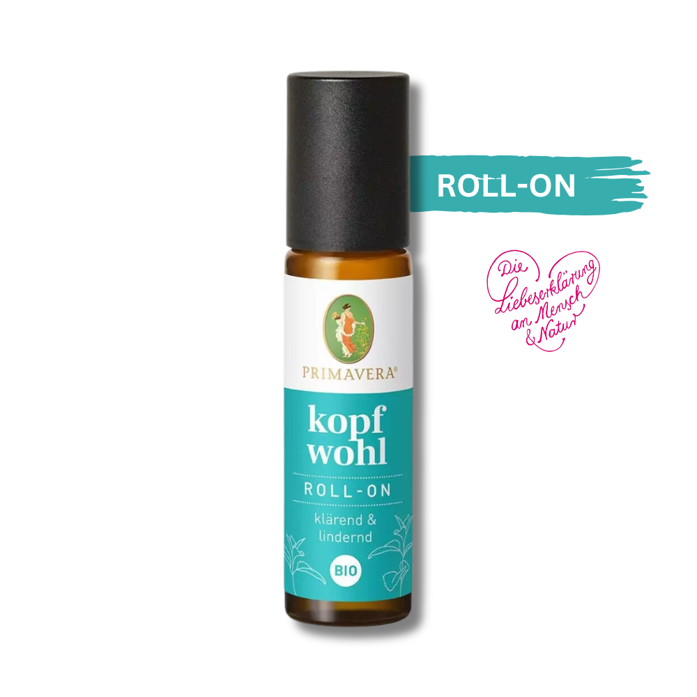 Primavera Kopfwohl Roll-On bio, 10ml