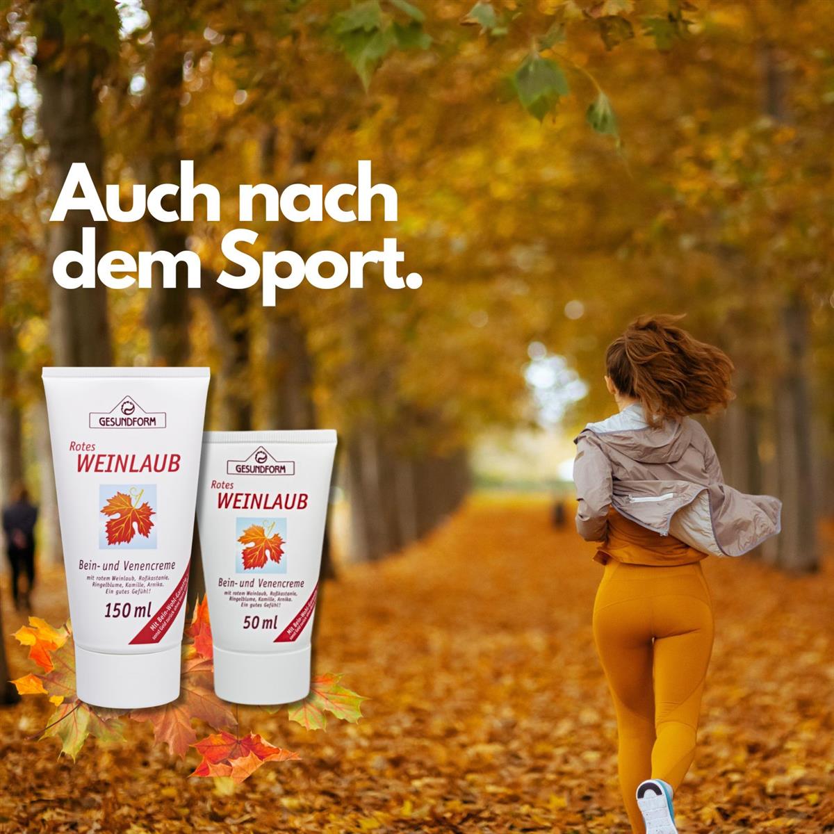 GESUNDFORM rotes Weinlaub Creme 150ml