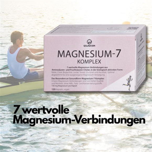 Gesundform Magnesium-7 Komplex Vega-Caps 120St.