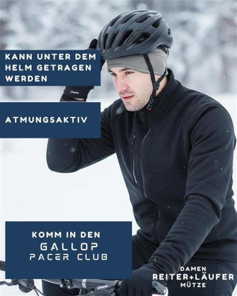 GALLOP PACER CLUB – Wintermütze für Läufer:innen & Reiter:innen