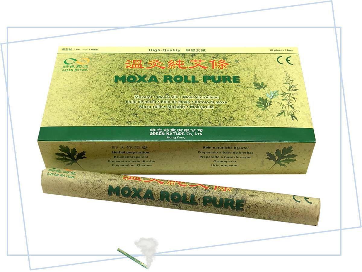 Moxa Set mit Jade Stick und Moxa Roll