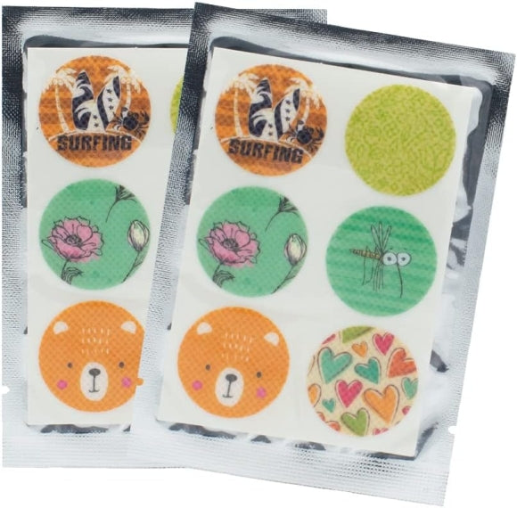 Mückenschutz Sticker Klassik, 12er Pack