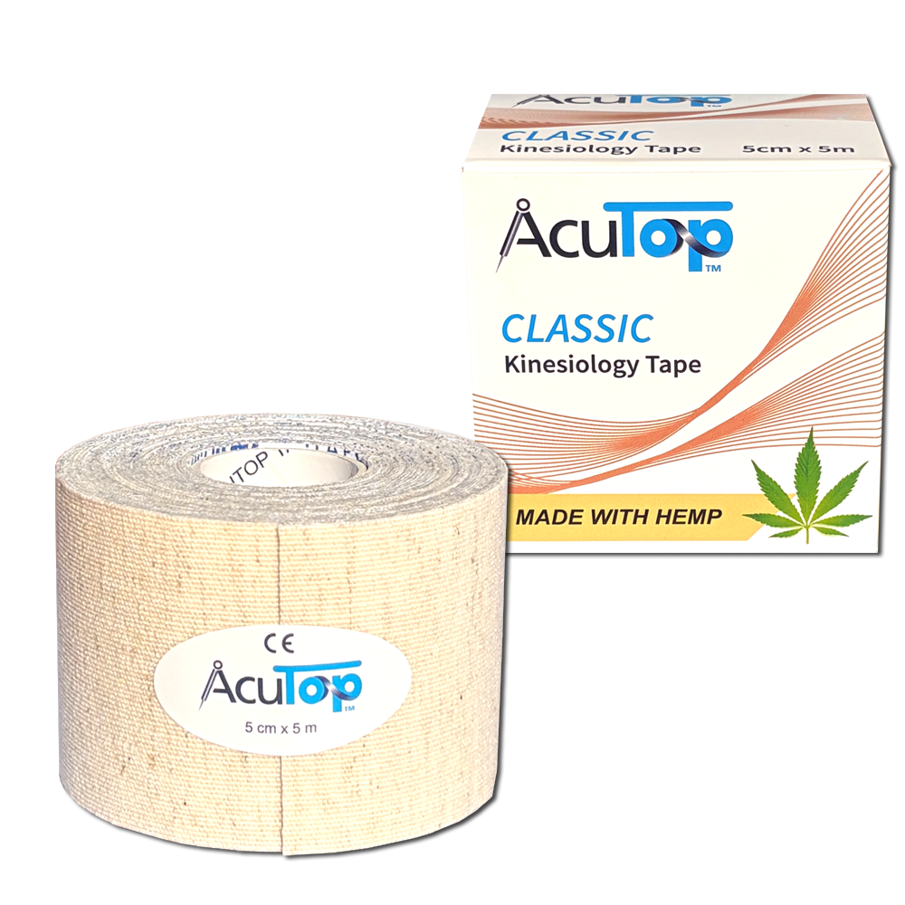 AcuTop Classic Kinesiology Tape 5cm x 5m Hanf