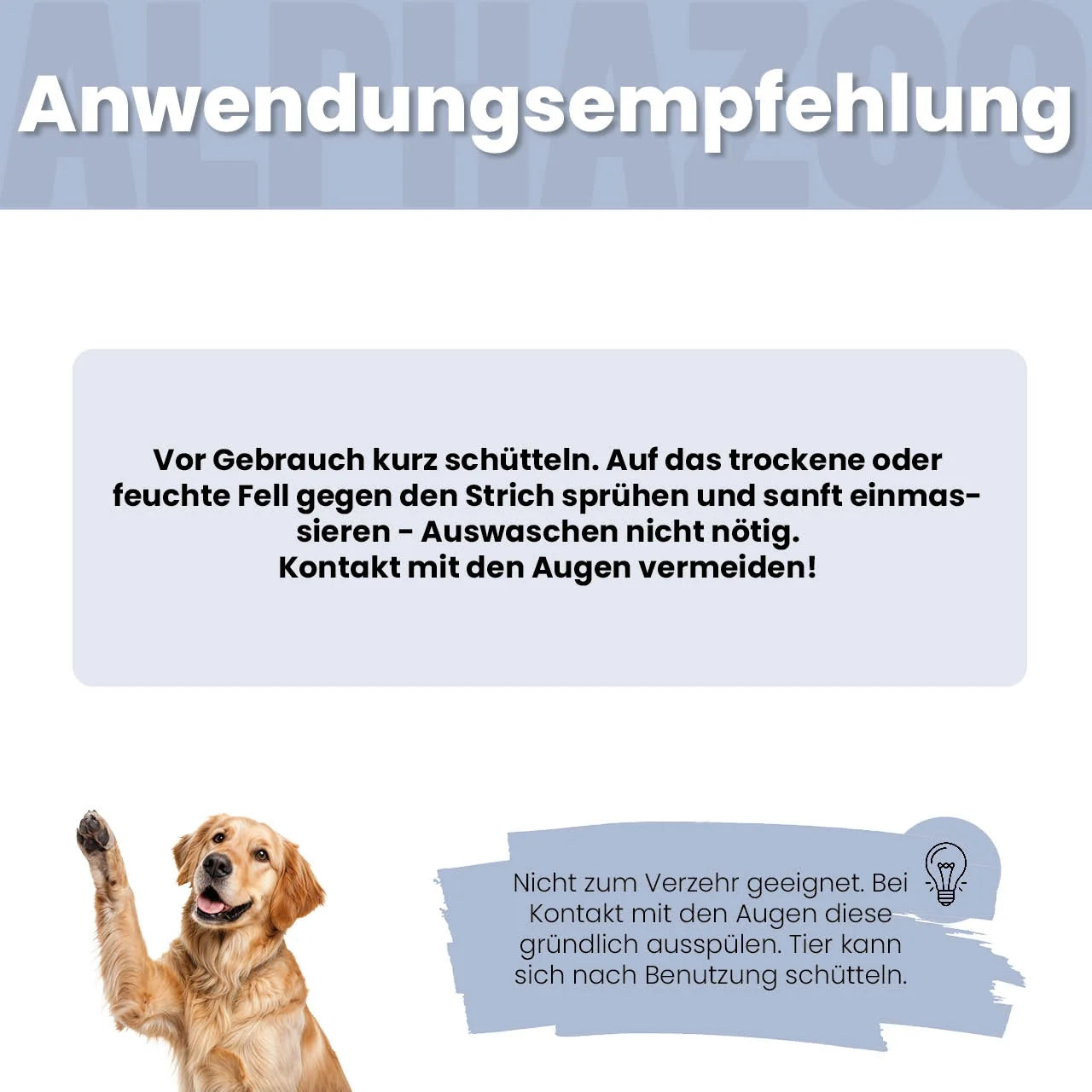 Sensibelchen Fellspray für Hunde