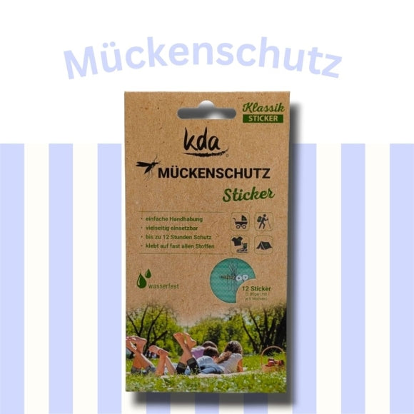 Mückenschutz Sticker Klassik, 12er Pack