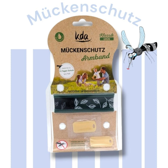 Mückenschutzarmband für Erwachsene, grün