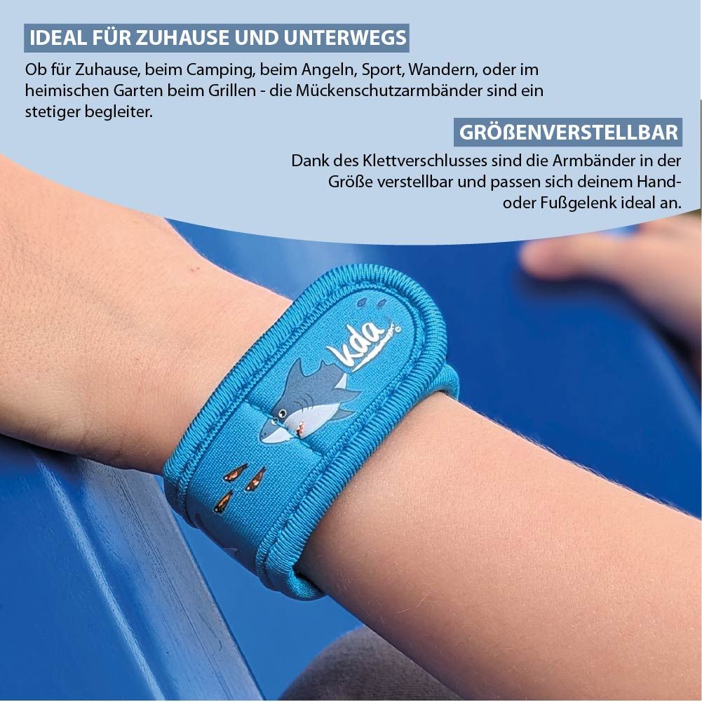 Mückenschutzarmband Kinder Hai