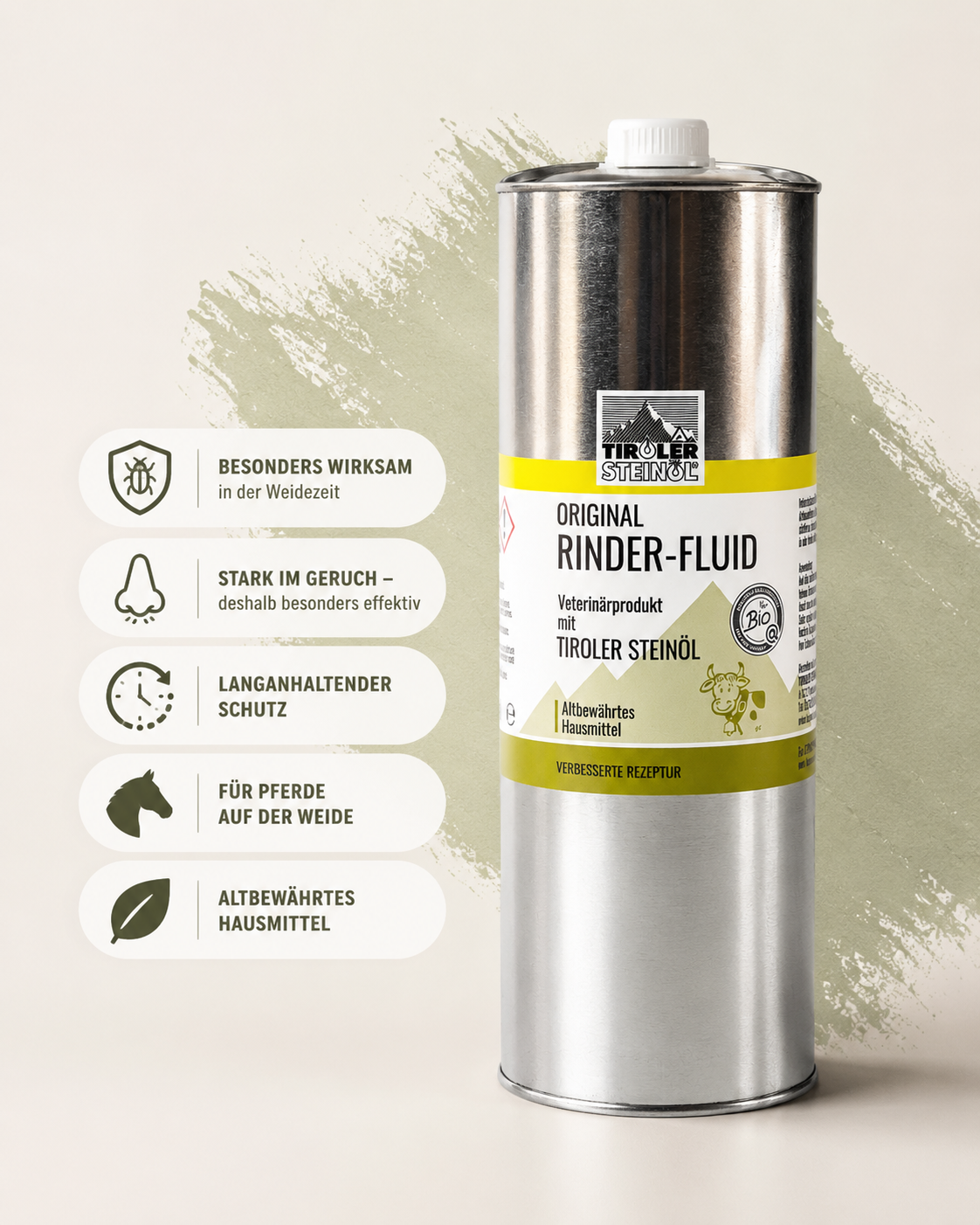 Tiroler Steinöl Rinder Fluid, 1000ml