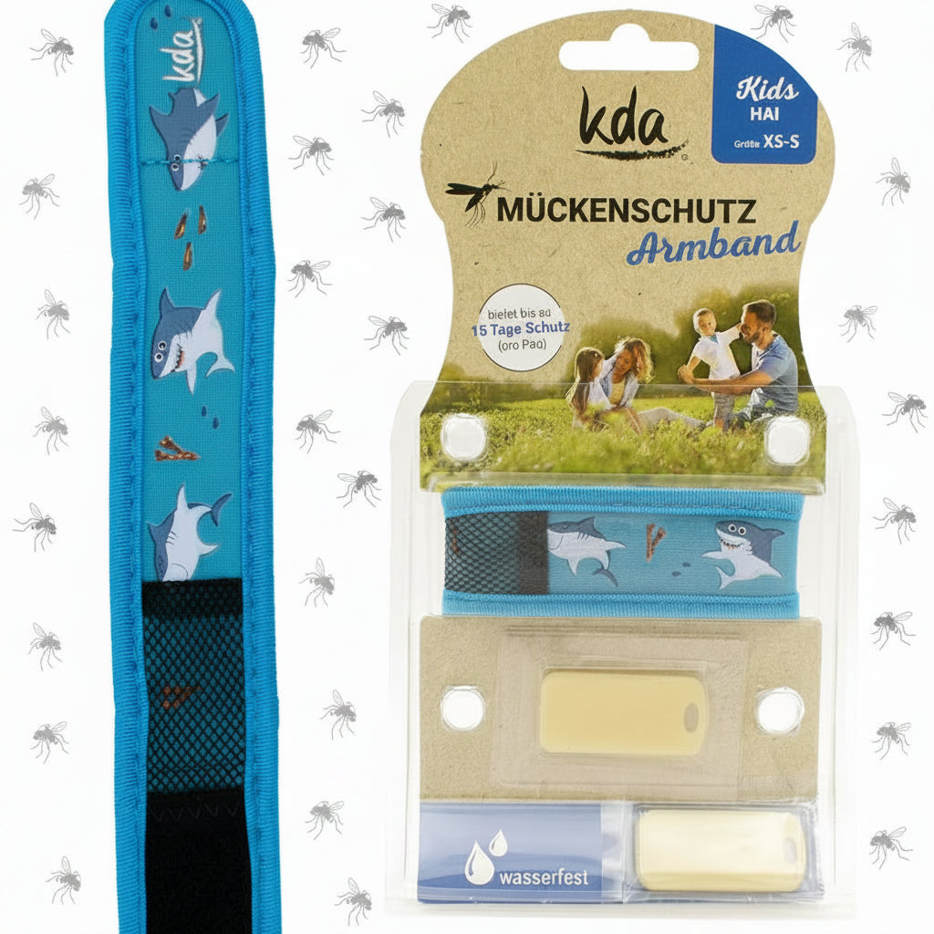 Mückenschutzarmband Kinder Hai