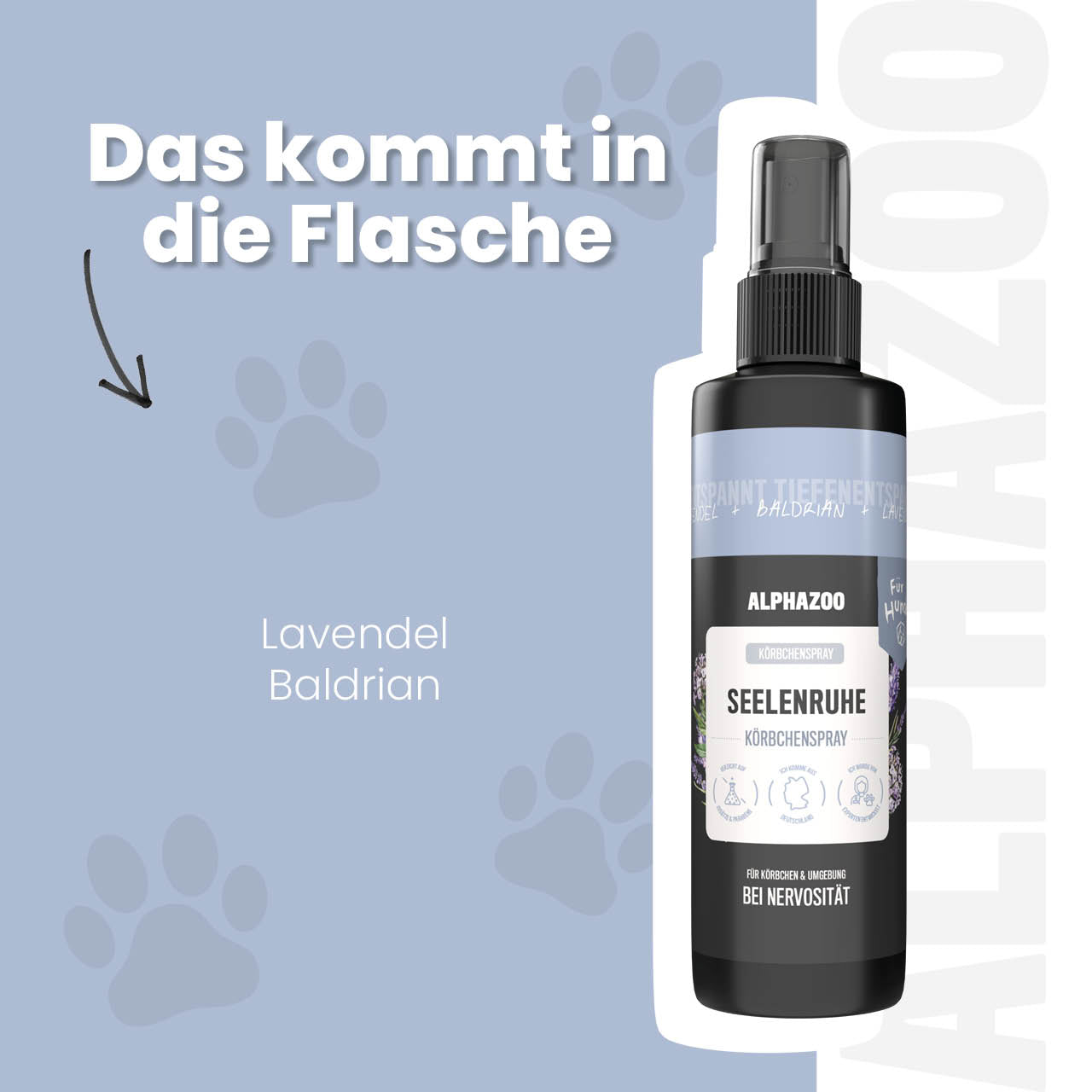 Seelenruhe Körbchenspray für Hunde