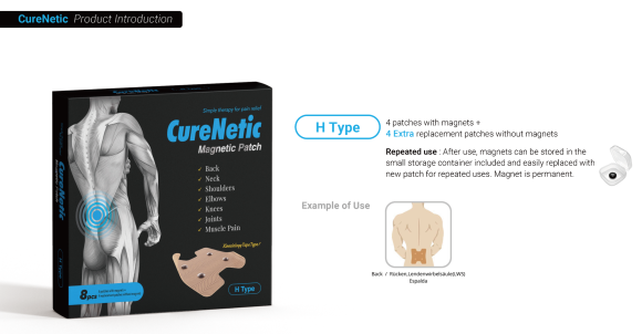 CureNetic Magnetpflaster H-Form